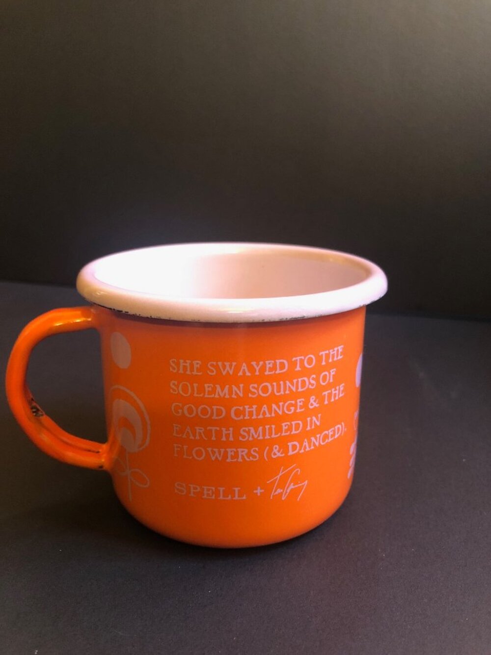 Spell x Tess Guinery Enamel Cup -- NWOT